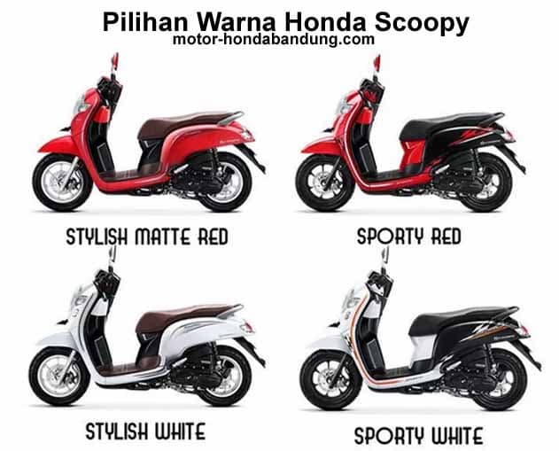 Pilihan Warna Terbaru Honda Scoopy